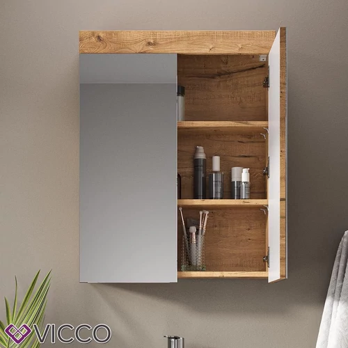 Vicco Luna tükrös szekrény 60x77 cm, tölgy