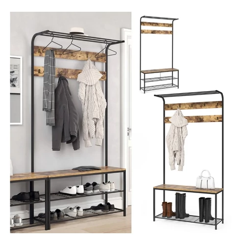 Vicco Fyrk kabáttartó cipőtartóval, 100 cm