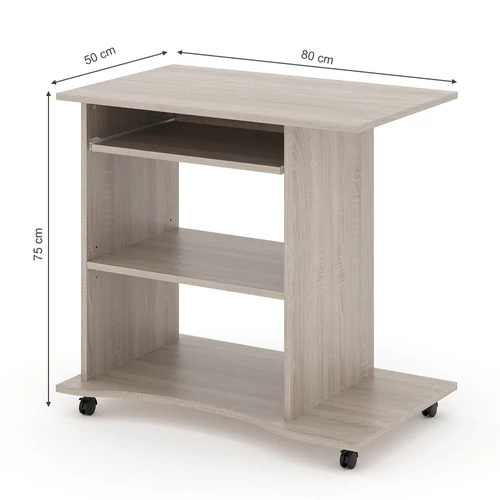 Vicco Harm számítógépasztal, sonoma, 80 cm