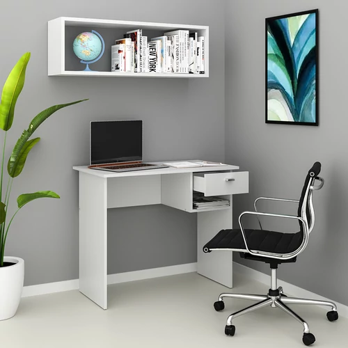 Vicco Colin íróasztal 90 cm, fehér 