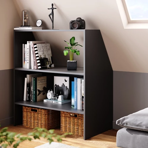 Vicco polc tetőtérbe, antracit, 90 cm 
