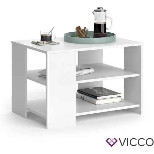 Vicco Eymi dohányzóasztal, 70 cm, fehér