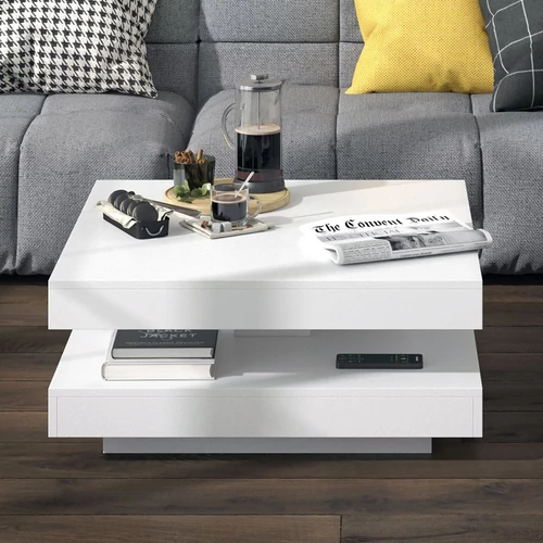 Vicco Elias dohányzóasztal, 70 cm, fehér