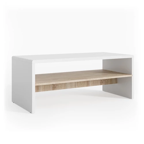 Vicco dohányzóasztal 100 cm, fehér-sonoma