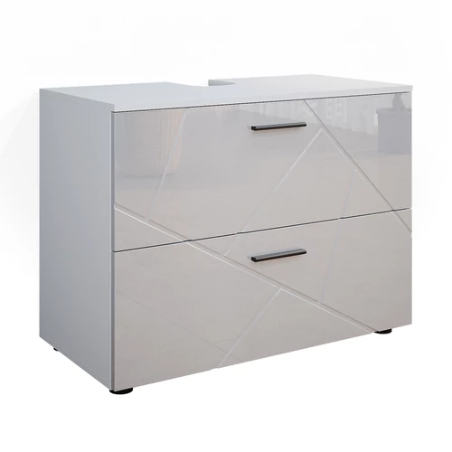 Vicco Irma mosdószekrény, 80 cm, magasfényű fehér