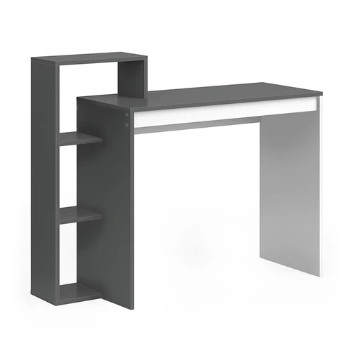 Vicco Leo íróasztal 110 cm, antracit- fehér