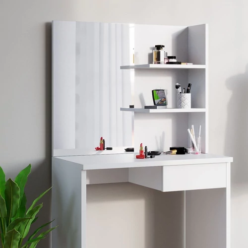 Vicco Dekos fésülködőasztal, 75 cm, fehér