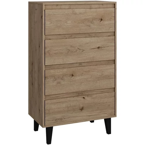 Vicco Bahia 4 fiókos komód, tölgy, 70x117 cm