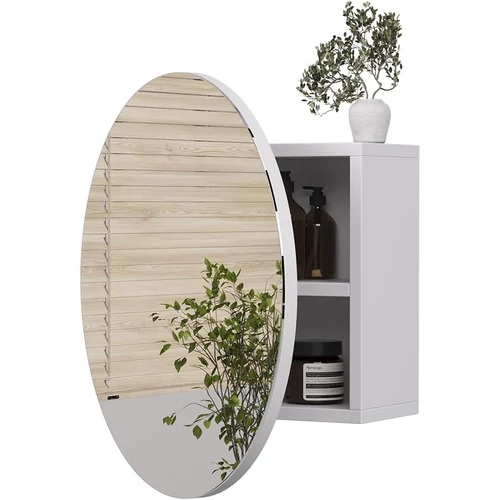 Vicco fehér tükrös fürdőszobai szekrény – 50 × 50 × 17 cm