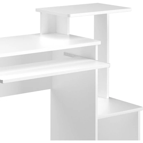 Vicco Karl fehér íróasztal / számítógépasztal – 106 × 40 × 86,6 cm