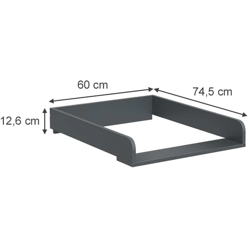 Vicco Viktor antracit pelenkázó keret – 60×74,5×12,6 cm
