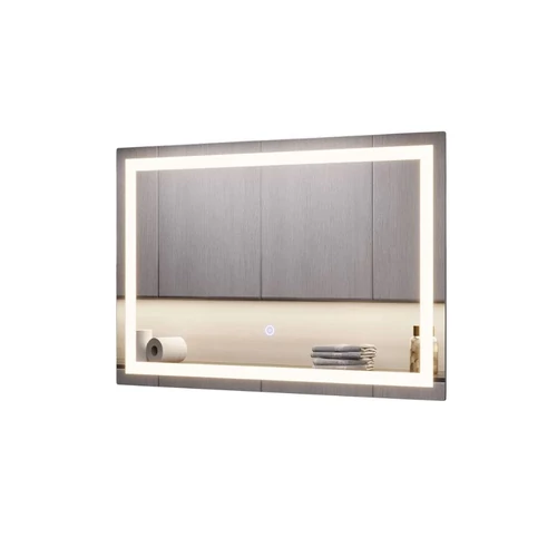 Vicco Miral LED-világításos fürdőszobai tükör – 60 × 40 × 2,8 cm