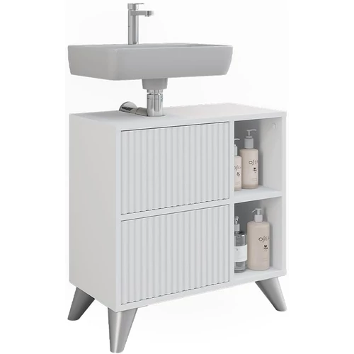 Vicco Leano fehér mosdó alatti szekrény – 60 × 62 × 30 cm