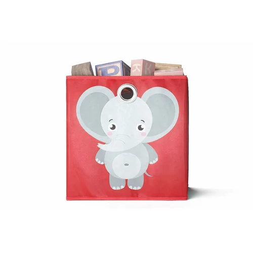 Vicco elefánt-panda összecsukható tárolódoboz – 30 × 30 × 30 cm