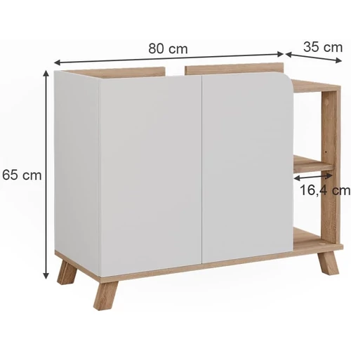 Vicco Karen fürdőszobai mosdó alatti szekrény–80×65×35 cm