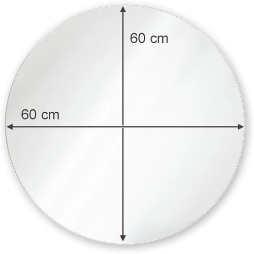 Vicco Karen fürdőszobai kerek tükör, 60 cm 