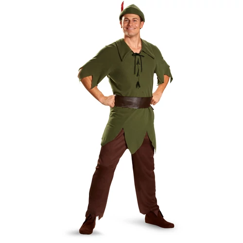 Pán Péter felnőtt férfi jelmez, L-XL, 42-46