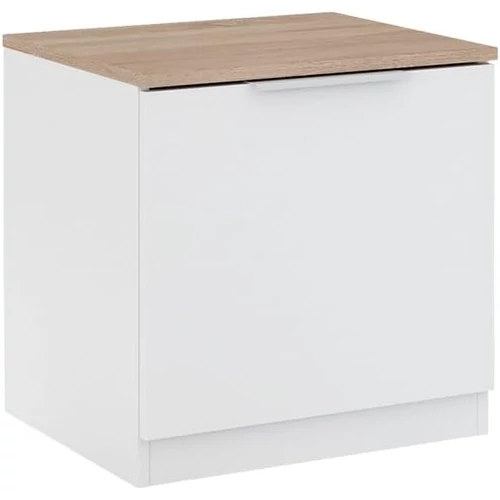 Vicco Betti éjjeliszekrény, fehér-sonoma, 50 cm 
