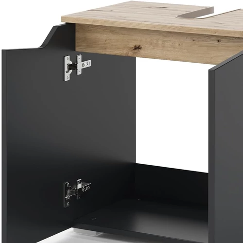 Vicco Marelle mosdószekrény, 60 cm, antracit/tölgy