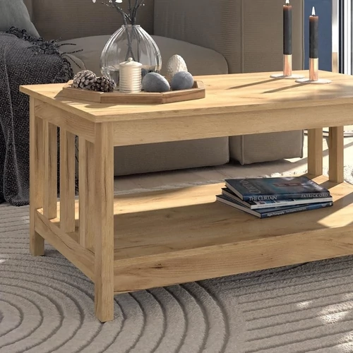 Vicco Oxford dohányzóasztal 100 cm, tölgy