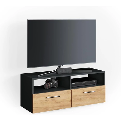 Vicco Diego TV állvány, 95 cm, antracit-tölgy