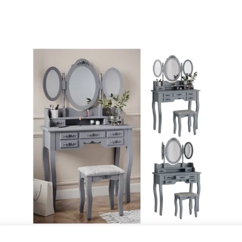 Vicco Diana fésülködő asztal, 90 cm, szürke, B. kategóriás