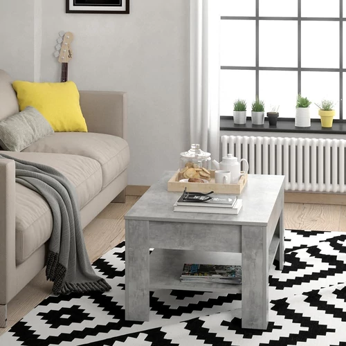 Vicco Milan – Praktikus dohányzóasztal beépített fiókkal, 92 cm