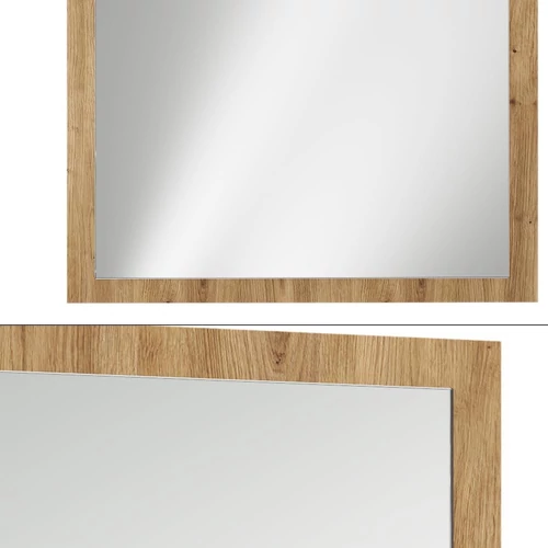 Vicco Selena – Tölgy dekor falitükör, 70 × 55 cm
