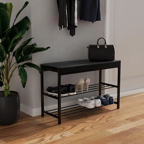 Vicco Borneo cipőpad, 80 cm, fekete