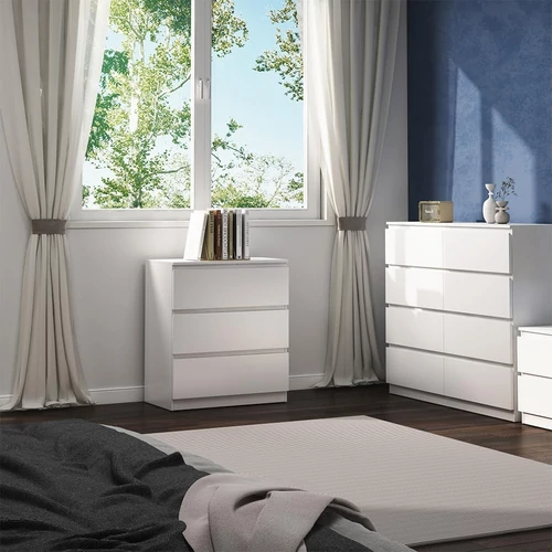 Vicco Calisto komód, 70 cm, fehér