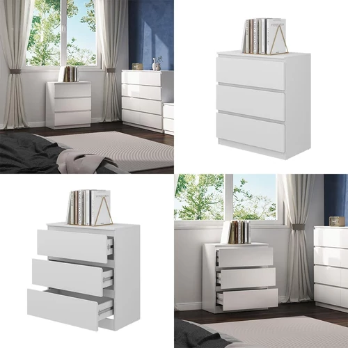 Vicco Calisto komód, 70 cm, fehér