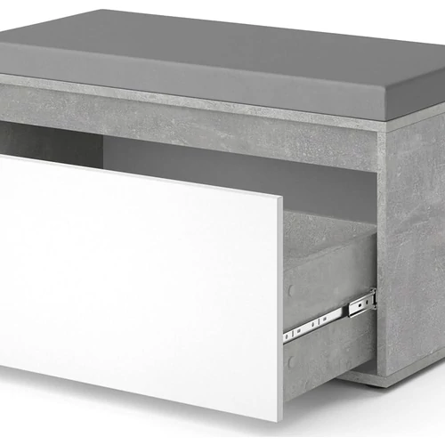 Vicco Iker pad, 80 cm, beton-fehér