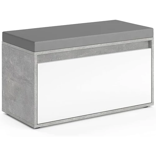 Vicco Iker pad, 80 cm, beton-fehér