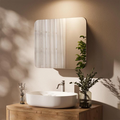 Vicco Zino arany tölgy fürdőszobai tükörszekrény–70×50×14 cm