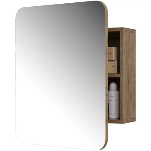 Vicco Zino arany tölgy fürdőszobai tükörszekrény–70×50×14 cm