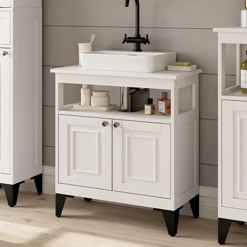 Vicco Vanity fehér fürdőszobai mosdószekrény–60×65×30 cm