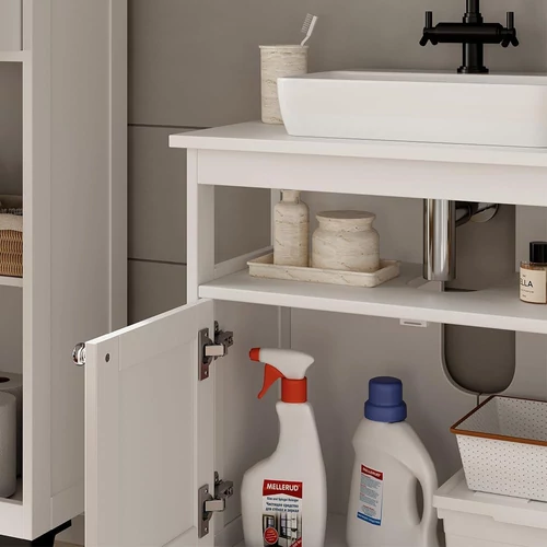 Vicco Vanity fehér fürdőszobai mosdószekrény–60×65×30 cm