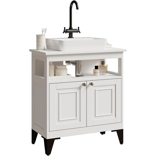 Vicco Vanity fehér fürdőszobai mosdószekrény–60×65×30 cm