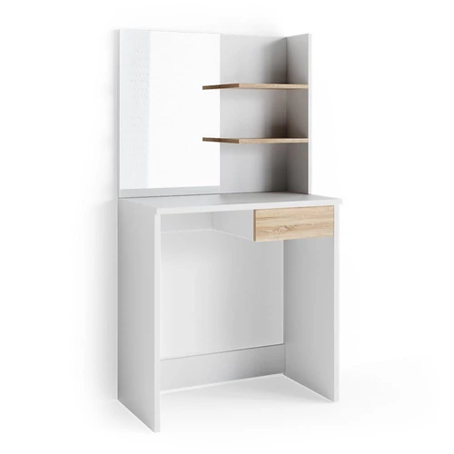 Vicco “Dekos” 2460 fésülködőasztal, 75 cm, fehér-sonoma