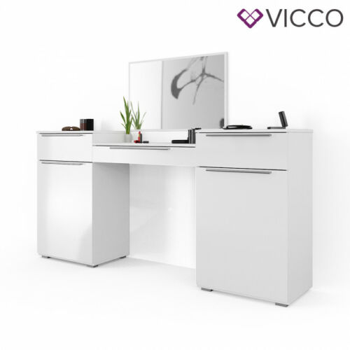 Vicco “Lilli” 1346 fésülködőasztal nagy, magasfényű fehér, 190 cm