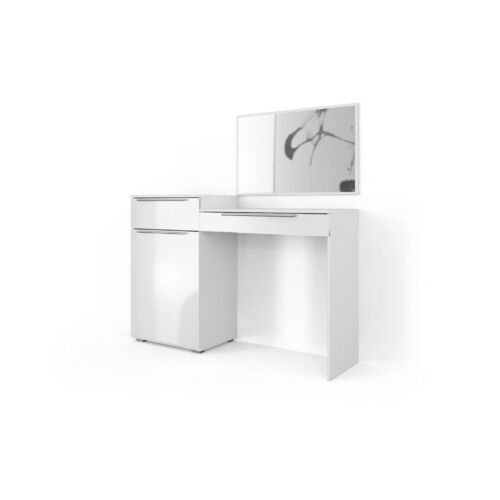 Vicco "Lilli" fésülködőasztal, magasfényű fehér, 135 cm