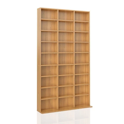  DVD , CD polc, bükk, 102x178x16 cm, Vicco Jukebox 1014 