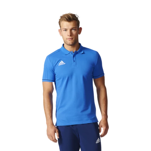 Adidas Tiro 17 férfi galléros póló – kék, S