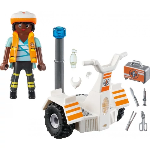 Playmobil 70052 - doktornő kétkerekű járgánnyal