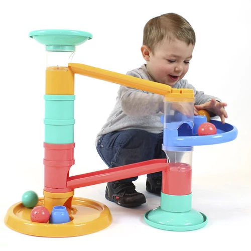 BÉBI GOLYÓPÁLYA, ÉPÍTŐJÁTÉK BABÁKNAK (9 HÓ-3 ÉV)