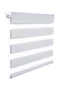 Woltu 85 X 220 cm sávos roló, dupla roló, zebra roló, fúrás nélkül, szürke